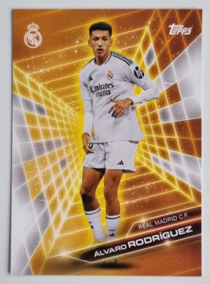 2024-25 Topps Real Madrid CF Fan Set Golden Future #GF4 Alvaro Rodriguez