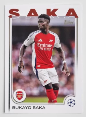 2024-25 Topps UEFA Club Competitions #77 Bukayo Saka
