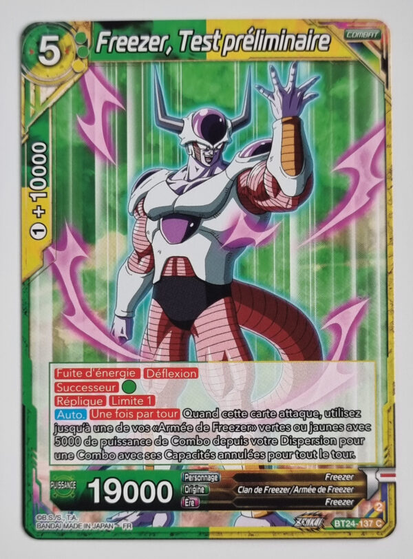 2024 Bandai Dragon Ball Super Card Game Zenkai Series EX Set 07 Beyond Generations #BT24-137 C