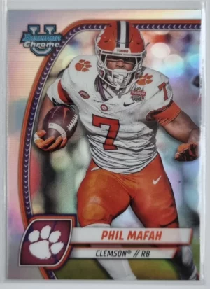 2024 Bowman Chrome University Refractors #144 Phil Mafah