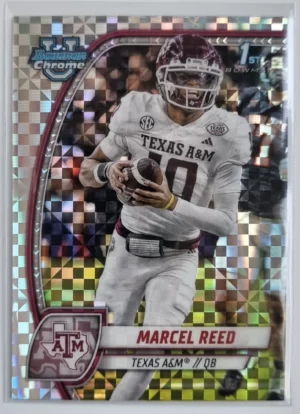 2024 Bowman Chrome University X-Fractors #173 Marcel Reed