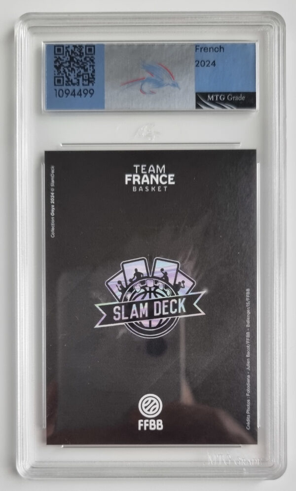 2024 SlamDeck Team France Basket Collection Onyx Victor Wembanyama /300 – Image 2