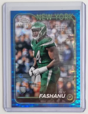 2024 Topps Chrome Blue Sonar Refractors #238 Olu Fashanu