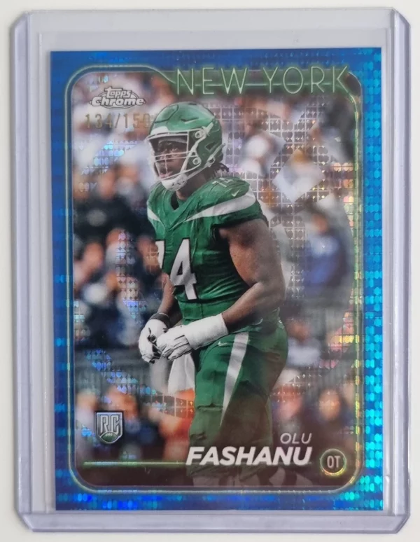 2024 Topps Chrome Blue Sonar Refractors #238 Olu Fashanu