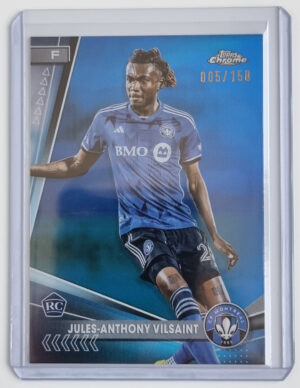 2024 Topps Chrome MLS Blue Refractors #112 Jules-Anthony Vilsaint