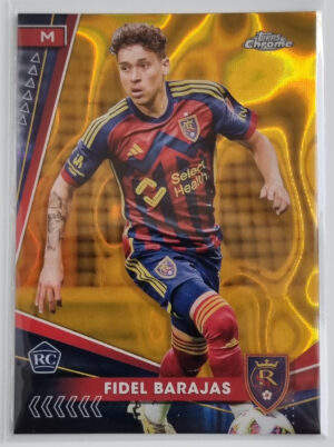 2024 Topps Chrome MLS Gold Lava Refractors #69 Fidel Barajas