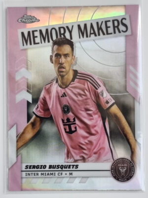 2024 Topps Chrome MLS Memory Makers #MM1 Sergio Busquets