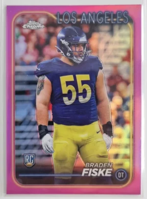 2024 Topps Chrome Pink Refractors #273 Braden Fiske