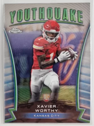 2024 Topps Chrome Youthquake #Y18 Xavier Worthy