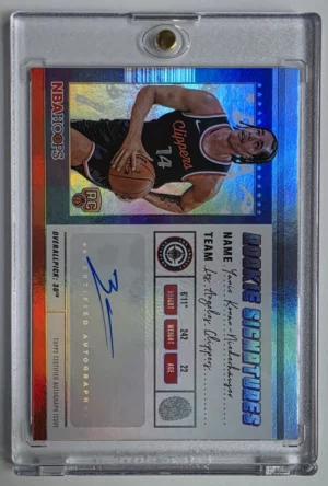 2025-26 Hoops Rookie Signatures #HRSYK Yanic Konan-Niederhauser
