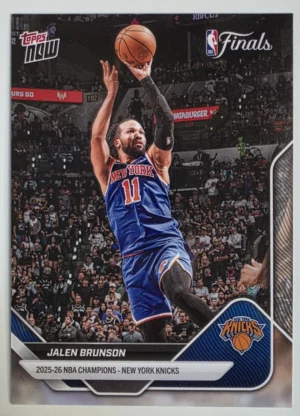 2025-26 NBA Champions Topps NOW #C1 Jalen Brunson