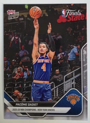 2025-26 NBA Champions Topps NOW #C11 Pacôme Dadiet