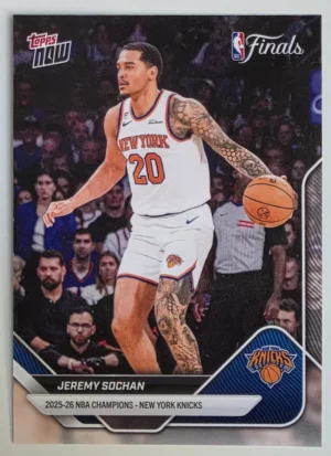 2025-26 NBA Champions Topps NOW #C15 Jeremy Sochan