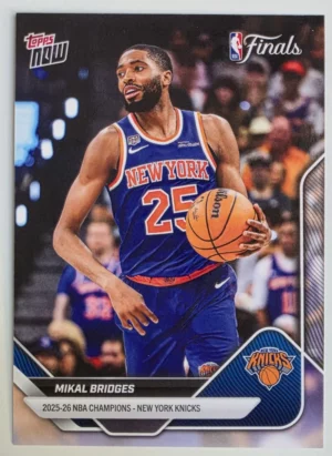 2025-26 NBA Champions Topps NOW #C4 Mikal Bridges
