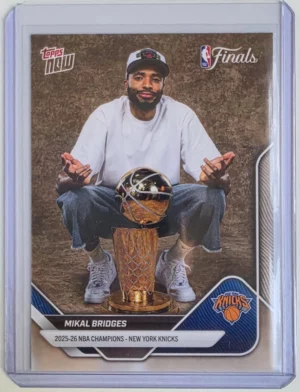 2025-26 NBA Champions Topps NOW #C4-SP Mikal Bridges