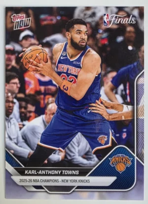 2025-26 NBA Champions Topps NOW #C5 Karl-Anthony Towns