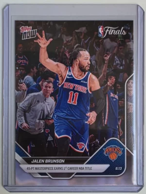 2025-26 NBA Topps NOW #340 Jalen Brunson