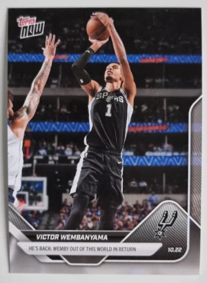 2025-26 NBA Topps Now #19 Victor Wembanyama