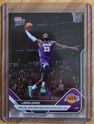 2025-26 NBA Topps Now #221 LeBron James