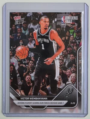 2025-26 NBA Topps Now #323 Victor Wembanyama