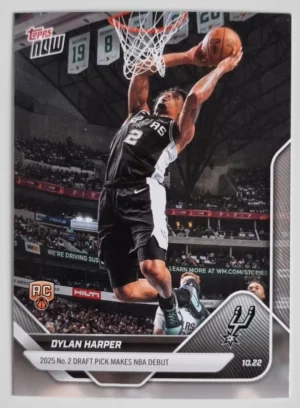 2025-26 NBA Topps Now #7 Dylan Harper