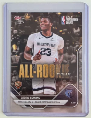 2025-26 NBA Topps Now #AR05 Cedric Coward