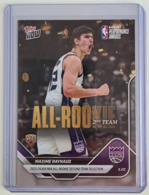 2025-26 NBA Topps Now #AR06 Maxime Raynaud