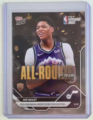 2025-26 NBA Topps Now #AR07 Ace Bailey