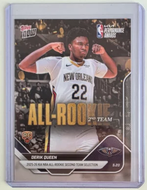 2025-26 NBA Topps Now #AR08 Derik Queen