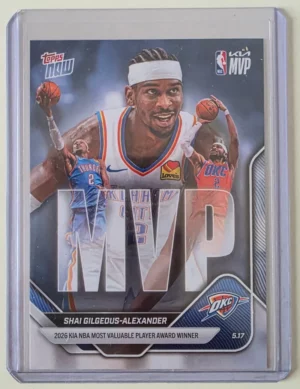 2025-26 NBA Topps Now #MVPA Shai Gilgeous-Alexander