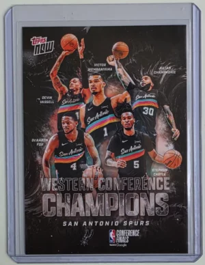 2025-26 NBA Topps Now #WCSA San Antonio Spurs
