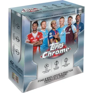 2025-26 Topps Chrome UEFA Club Competitions – Mega Box (précommande)