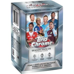 2025-26 Topps Chrome UEFA Club Competitions – Value Box (précommande)