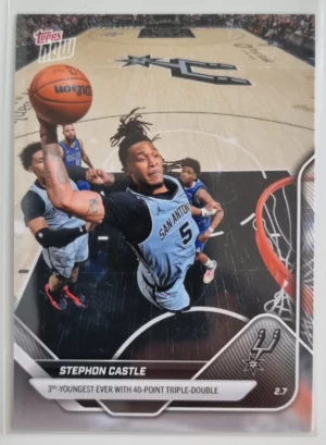 2025-26 Topps Now NBA #164 Stephon Castle