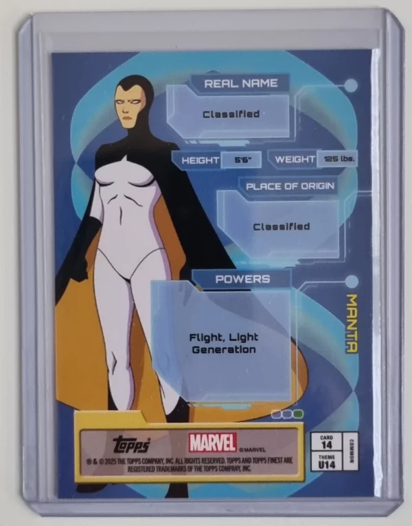 2025 Finest X-Men '97 Gold Refractors #14 Manta C – Image 2