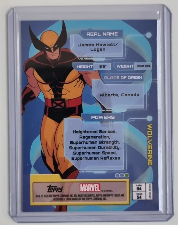 2025 Finest X-Men '97 Laser Refractors #94 Wolverine SP – Image 2