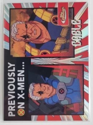 2025 Finest X-Men '97 Previously on X-Men #PO10 Cable