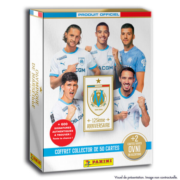 2025 Panini Coffret Collector Olympique de Marseille 125 ans
