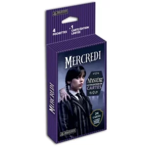 2025 Panini Mercredi TC Hanger Box + 1 Carte Edition Limitée