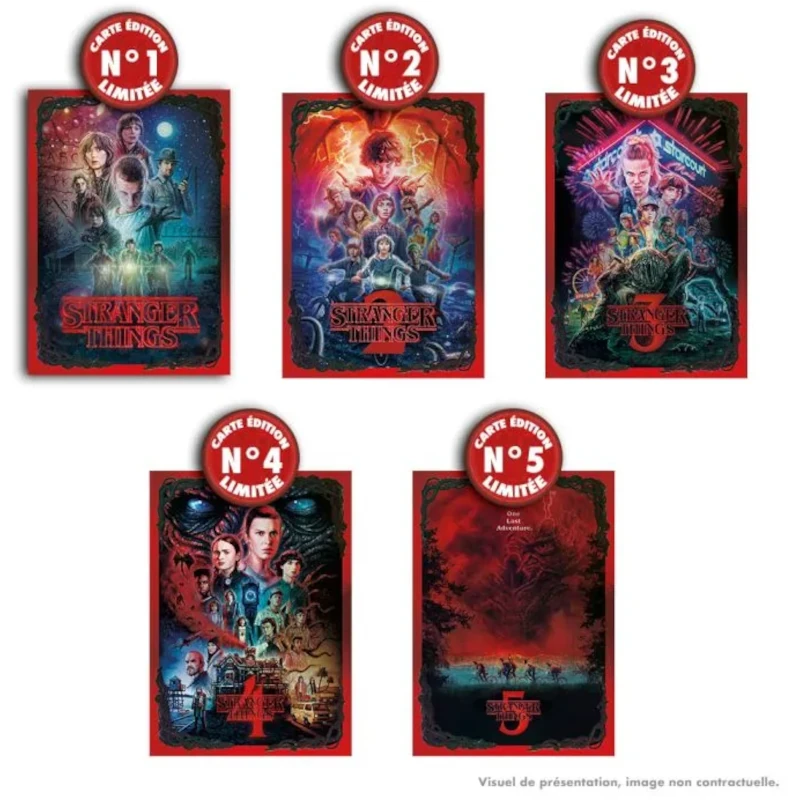 2025 Panini Stranger Things Stickers Hanger Box + 1 Carte Edition Limitée – Image 4