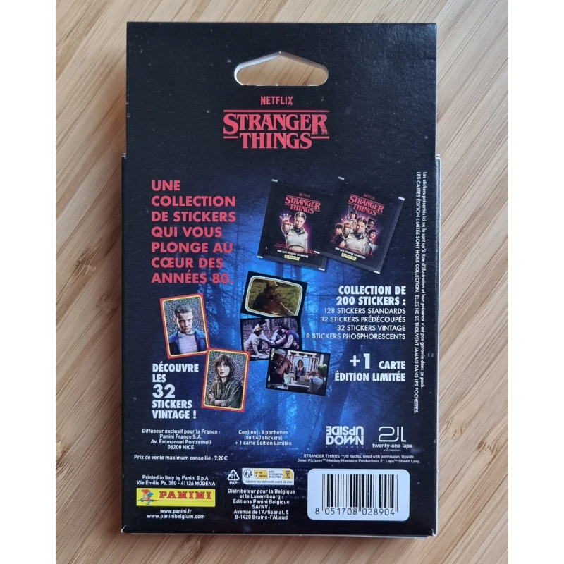2025 Panini Stranger Things Stickers Hanger Box + 1 Carte Edition Limitée – Image 6