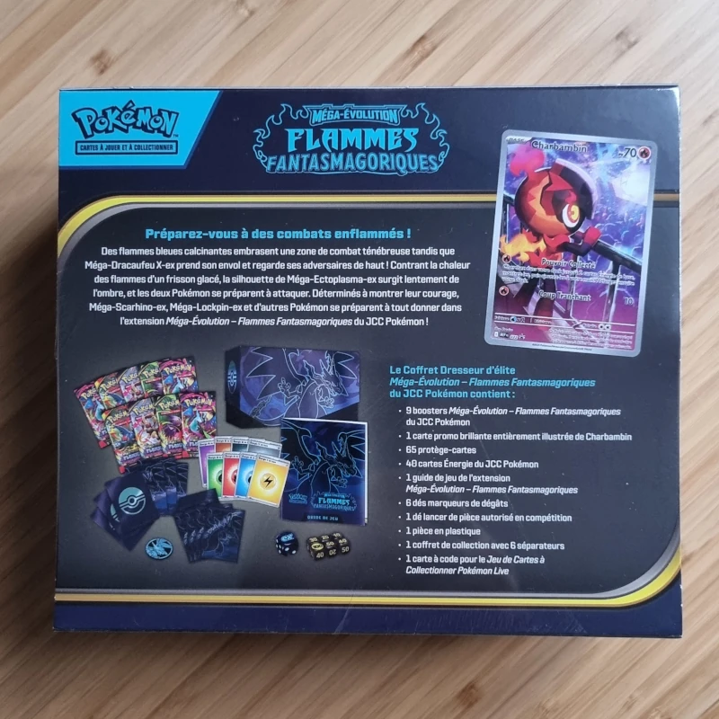 2025 Pokémon ME02 Flammes Fantasmagoriques – Coffret Dresseur d'élite (ETB) – Image 10
