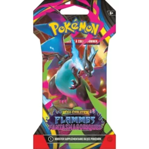 2025 Pokémon ME02 Méga-Évolution Flammes Fantasmagoriques Sleeved Booster