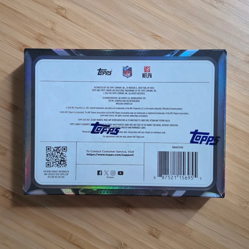 2025 Topps Chrome Black Football – Hobby Box – Image 18