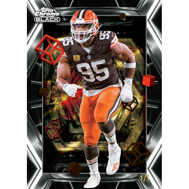 2025 Topps Chrome Black Football – Hobby Box – Image 3