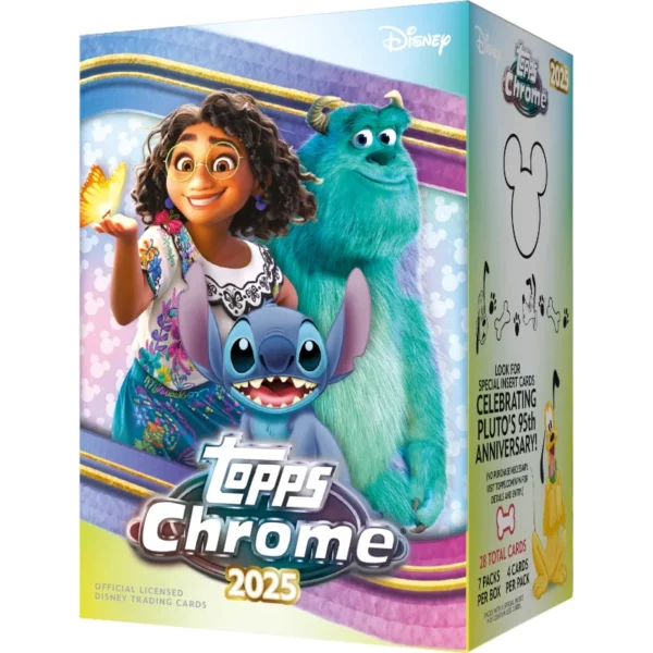 2025 Topps Chrome Disney Value Box