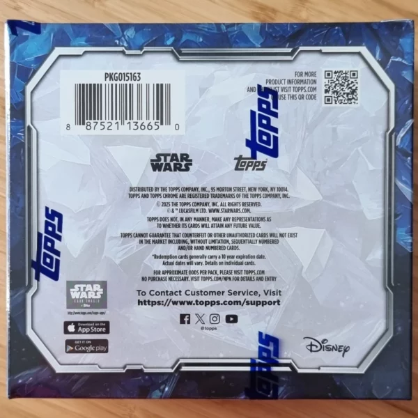 2025 Topps Chrome Sapphire Star Wars Hobby Box – Image 9