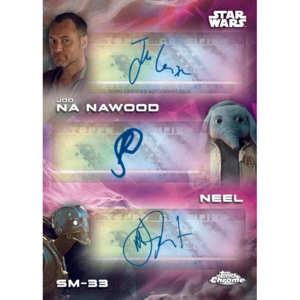 2025 Topps Chrome Sapphire Star Wars Hobby Box – Image 3