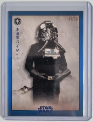 2025 Topps Star Wars Meiyo Blue Foil #GE13 Imperial Pilot