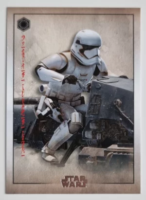 2025 Topps Star Wars Meiyo #FO17 First Order Treadspeeder Driver